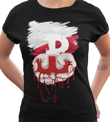 KOSZULKA DAMSKA PATRIOTYCZNI BHO PW